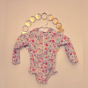 Girls Size 4 Swim  Suit Long Sleeved